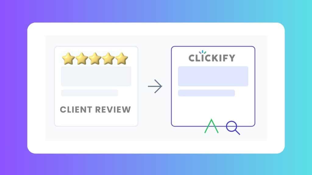 Clickify Google Review Response Concept