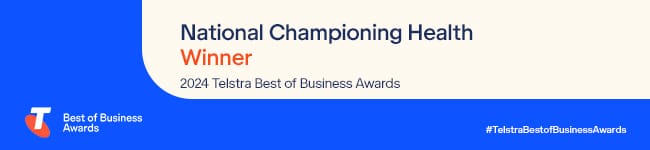 Earworx proudly won the National Championing Health Award at the 2024 Telstra Best of Business Awards.